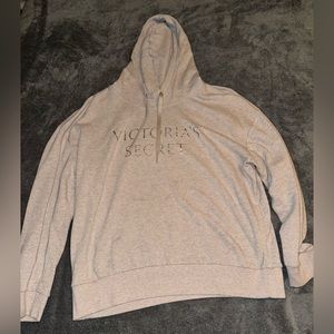 Victoria’s Secret brown hoodie sweatshirt with logo, size XL